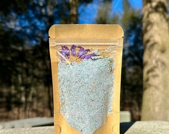 Bubble Bath Dust | Blue Lotus Flower & Butterfly pea | all natural skin care