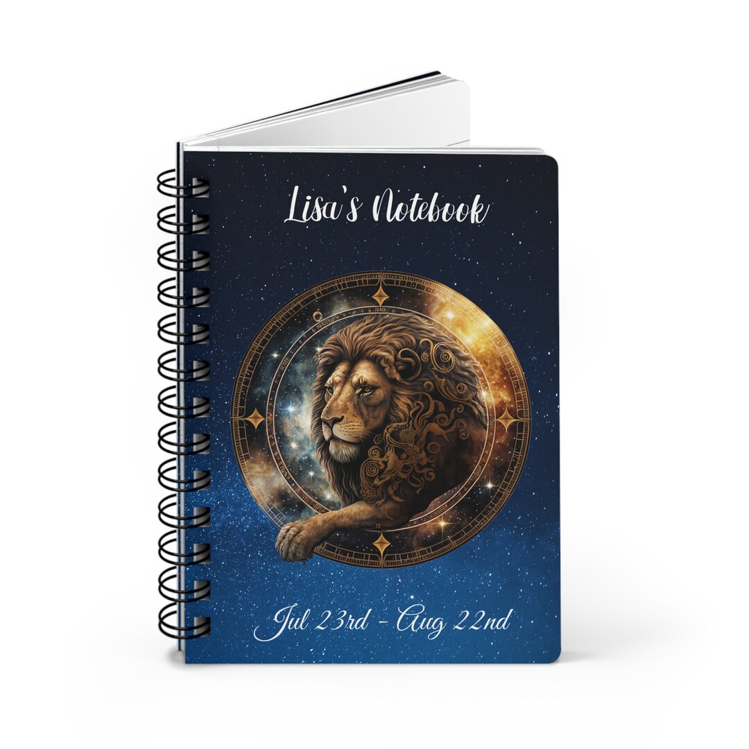 Zodiac Sign Planner, Zodiac Sign Notebook, Astrology Notebook, A5 Lined