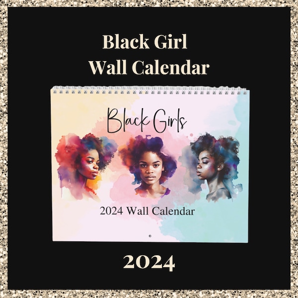 African American Calendars 2024 Etsy
