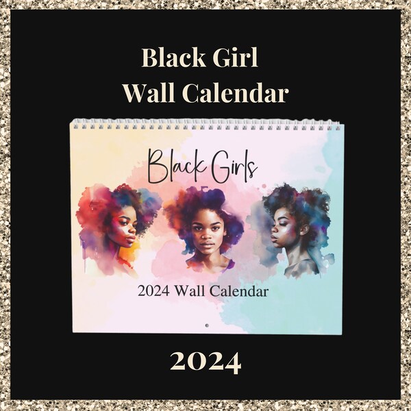 African American Calendars 2024 Etsy