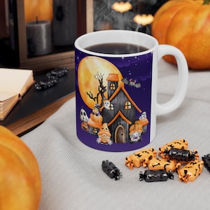 Gonk Halloween, Gonk Halloween Mug, Halloween Gonk, Gonk Mug, Gonk Gnome, Coffee Mug For Halloween, Mug For Halloween, Mug Halloween