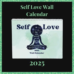 2025 Affirmations Kalender, Schwarzer Frauen-Kalender, Saisonaler Kalender, Selbstliebe-Kalender, Schwarze Mädchen-Kalender, Wandkalender, 2025 Planer
