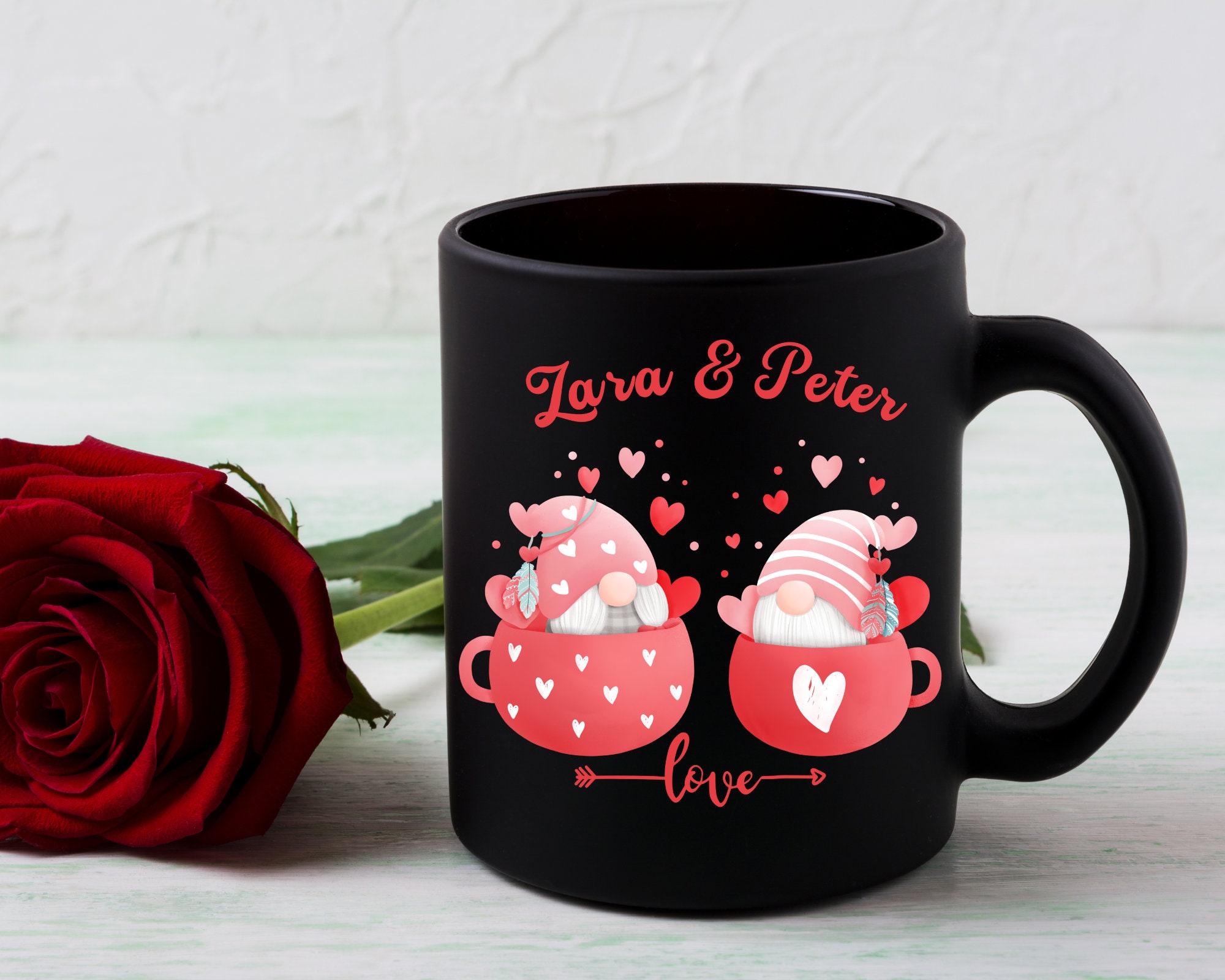 Tazza mug 11oz color dedica romantica Voglio bere con te il primo caffè di ogni mattina! Idea regalo per San Valentino