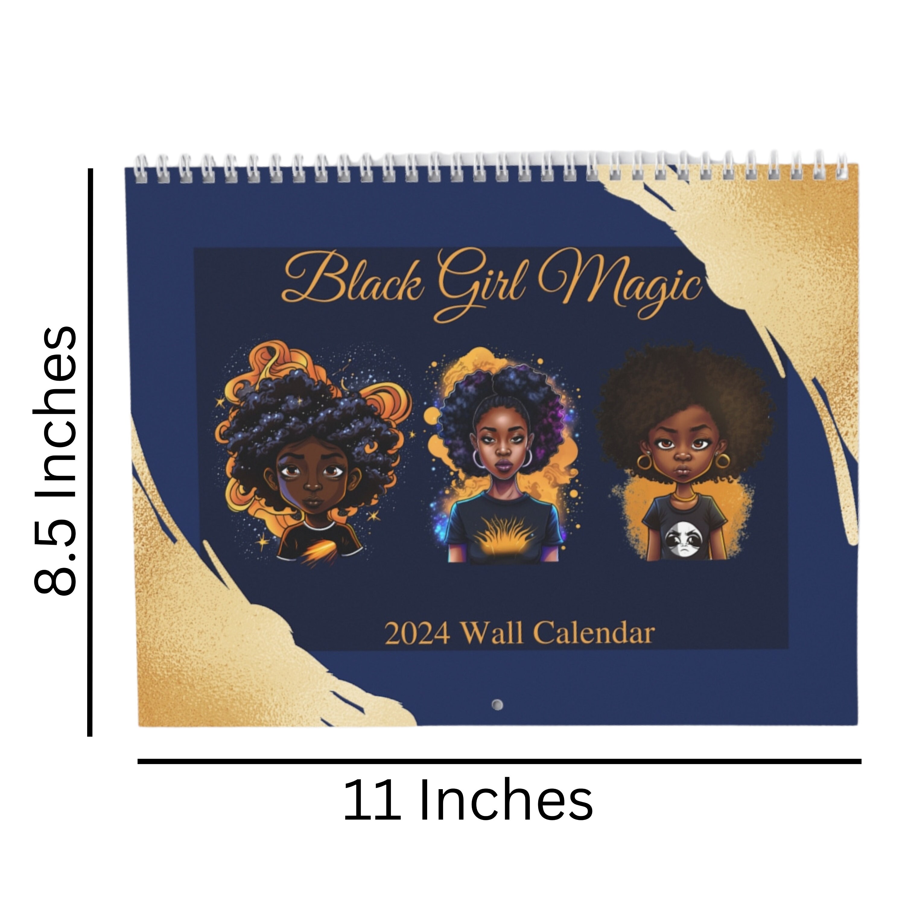Black Girl Magic Calendar, Black Women Calendar, Black Girl Calendar