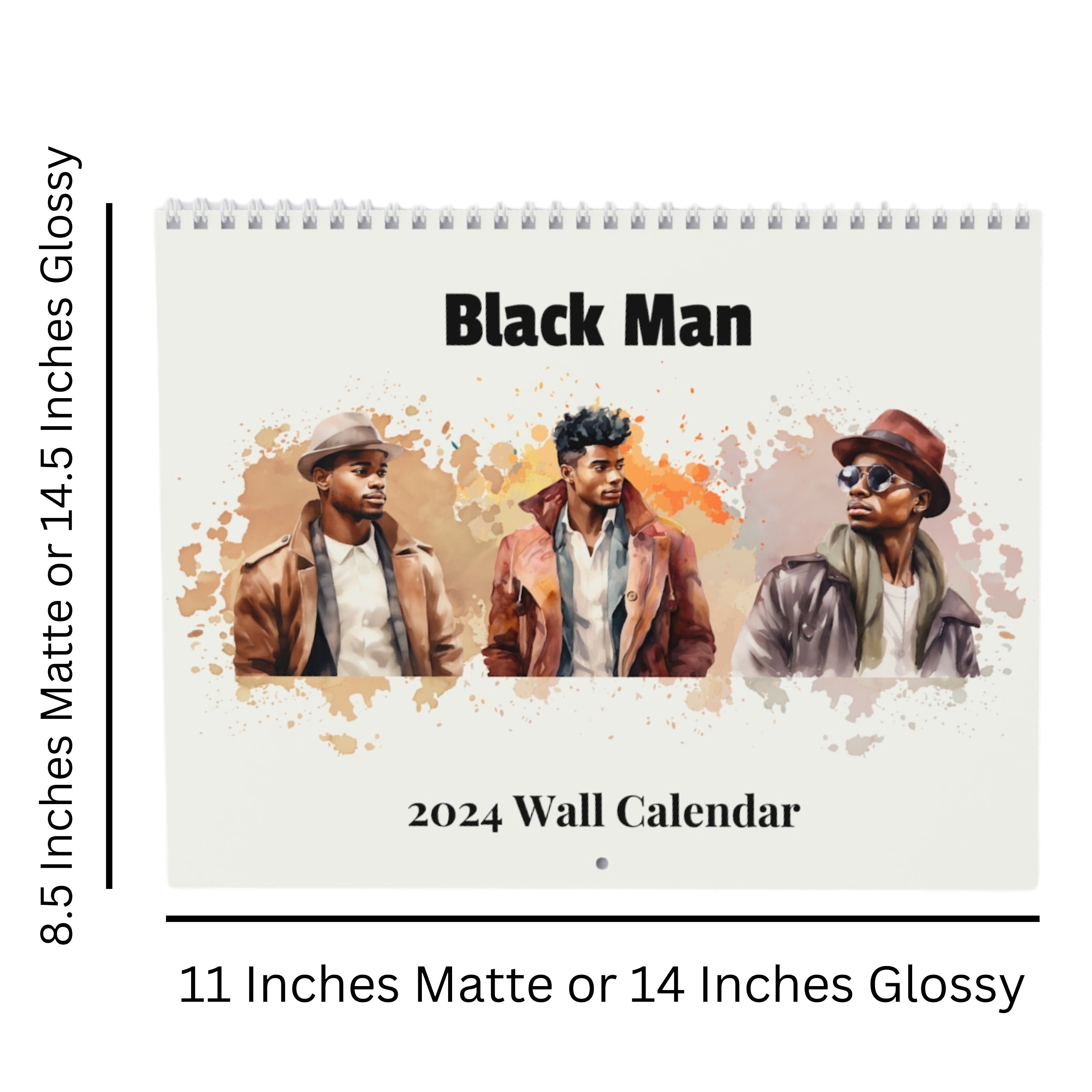 Black Man Wall Calendar Black Man Calendar Self Love Calendar Black Man Wall Calendar Black Man Calendar Self Love Calendar