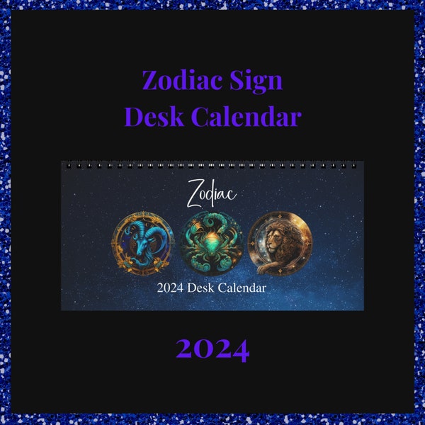Zodiac Calendar Etsy