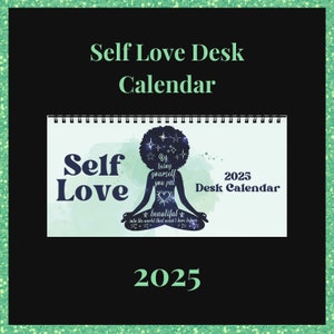 2025 Affirmations-Kalender, Saisonkalender, Schwarze Frauen-Kalender, Selbstliebe-Kalender, Black Girl-Kalender, Schreibtischkalender, 2025 Planer