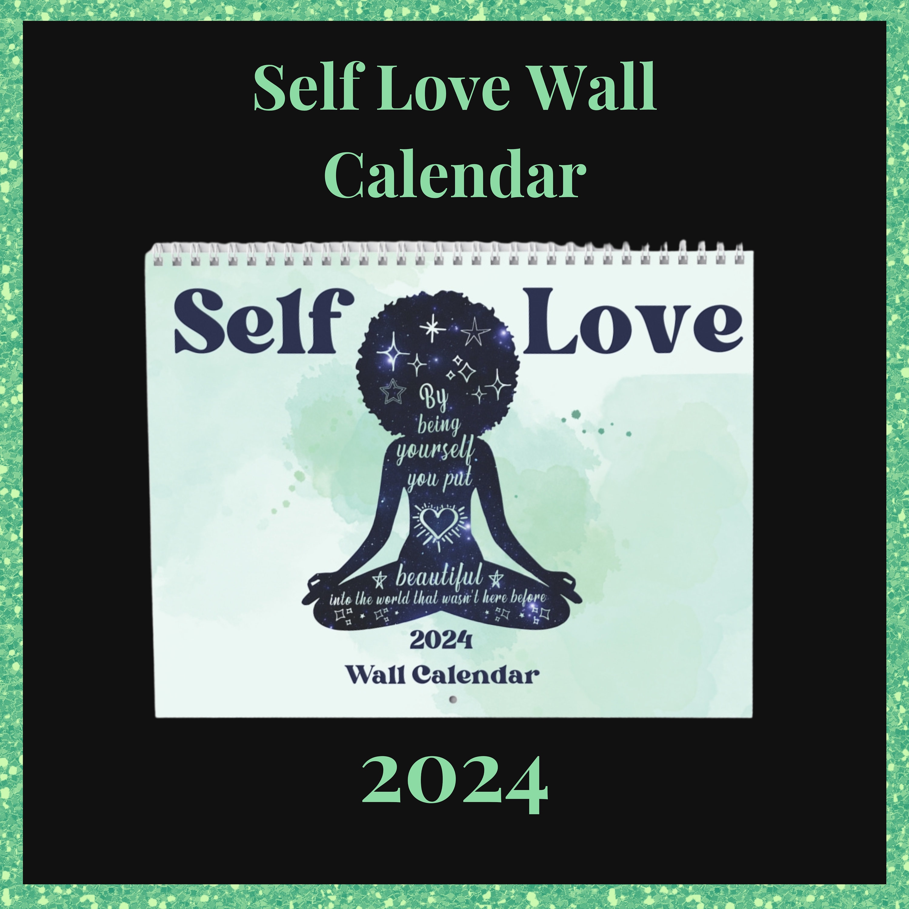 2024 Affirmations Calendar Black Women Calendar Seasonal Etsy