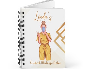 Personalized Student Midwife Notebook: Nurse Gift