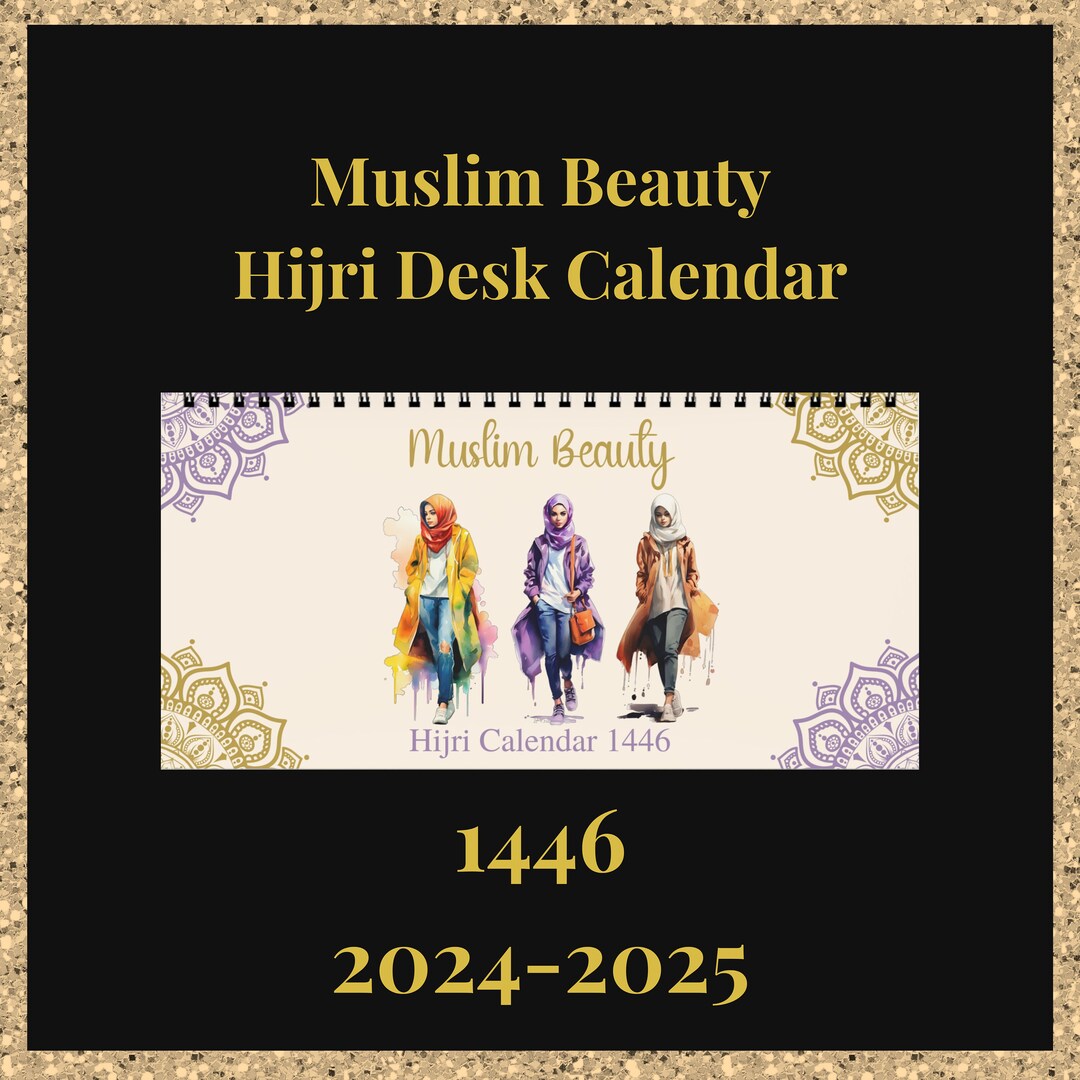 Hijri Calendar Self Love Calendar Muslim Girl Gift Seasonal Calendar Hijri Calendar Self Love Calendar Muslim Girl Gift Seasonal Calendar