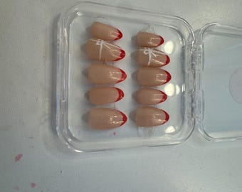 Xmas themed press ons