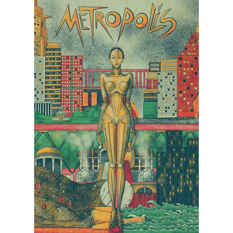 Metropolis Movie Embroidered Patch main image 0