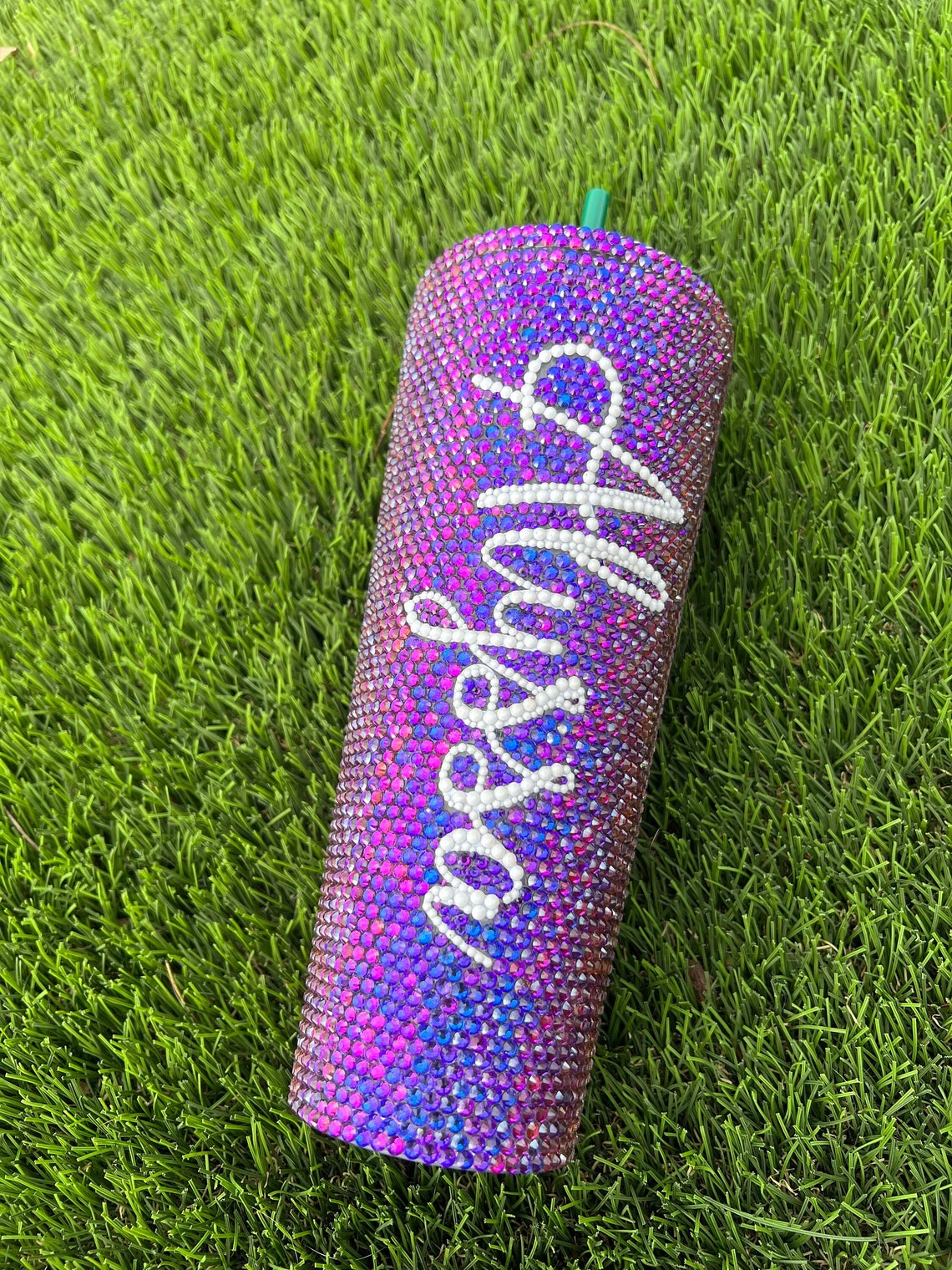 Custom Rhinestone Tumbler - Etsy