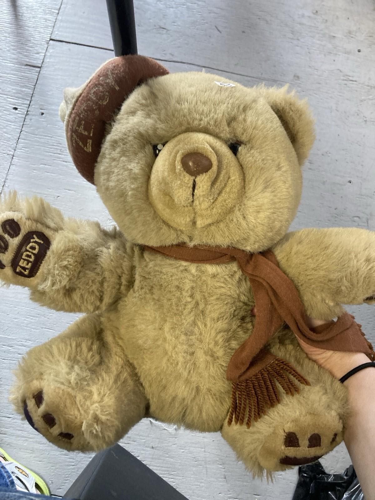 Vintage 1980s ZEDDY Teddy Bear Zellers Department Store Mascot 12