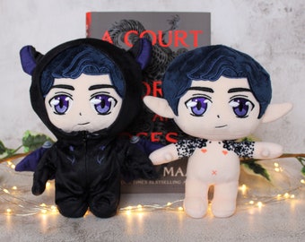 ACOTAR Rhysand Plushie  -  Rhysand Plush Doll  -  Cute High Lord Stuffed Doll  -  Night Court  -  Bat Boys