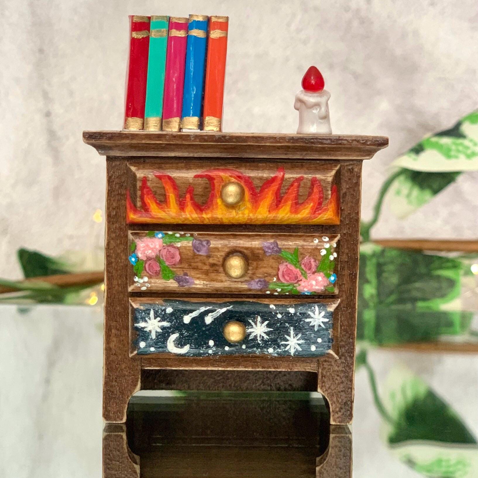 acotar dresser Feyre Inspired Dresser Painting from ACOTAR
