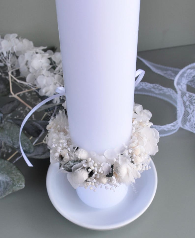 Corona de flores secas/ Guirnalda de flores/ Accesorio para el cabello/ Corona para el cabello/ imagen 14