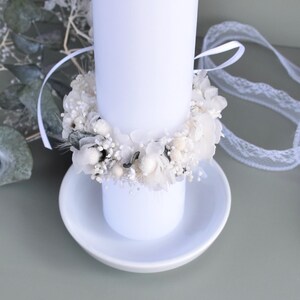Corona de flores secas/ Guirnalda de flores/ Accesorio para el cabello/ Corona para el cabello/ imagen 15