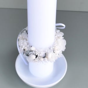 Corona de flores secas/ Guirnalda de flores/ Accesorio para el cabello/ Corona para el cabello/ Kerzenkranz 5cm