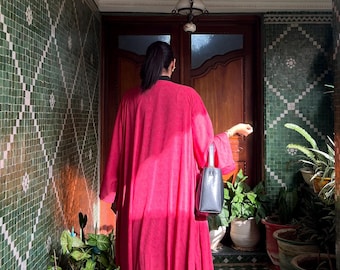 Abaya color baya ruborizada