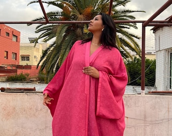 Zakia Abaya, vestido marroquí de brocado bordado