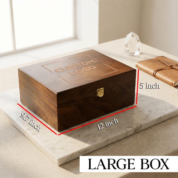 A laser-engraved walnut keepsake chest that looks genuinely artisan — solid wood, real personalization, and a tactile luxury feel at a reasonable price point.