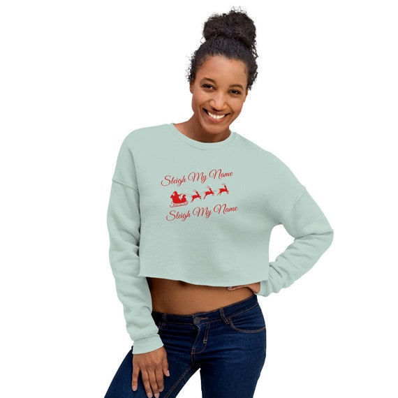 Ugly Christmas Crop Sweatshirt 