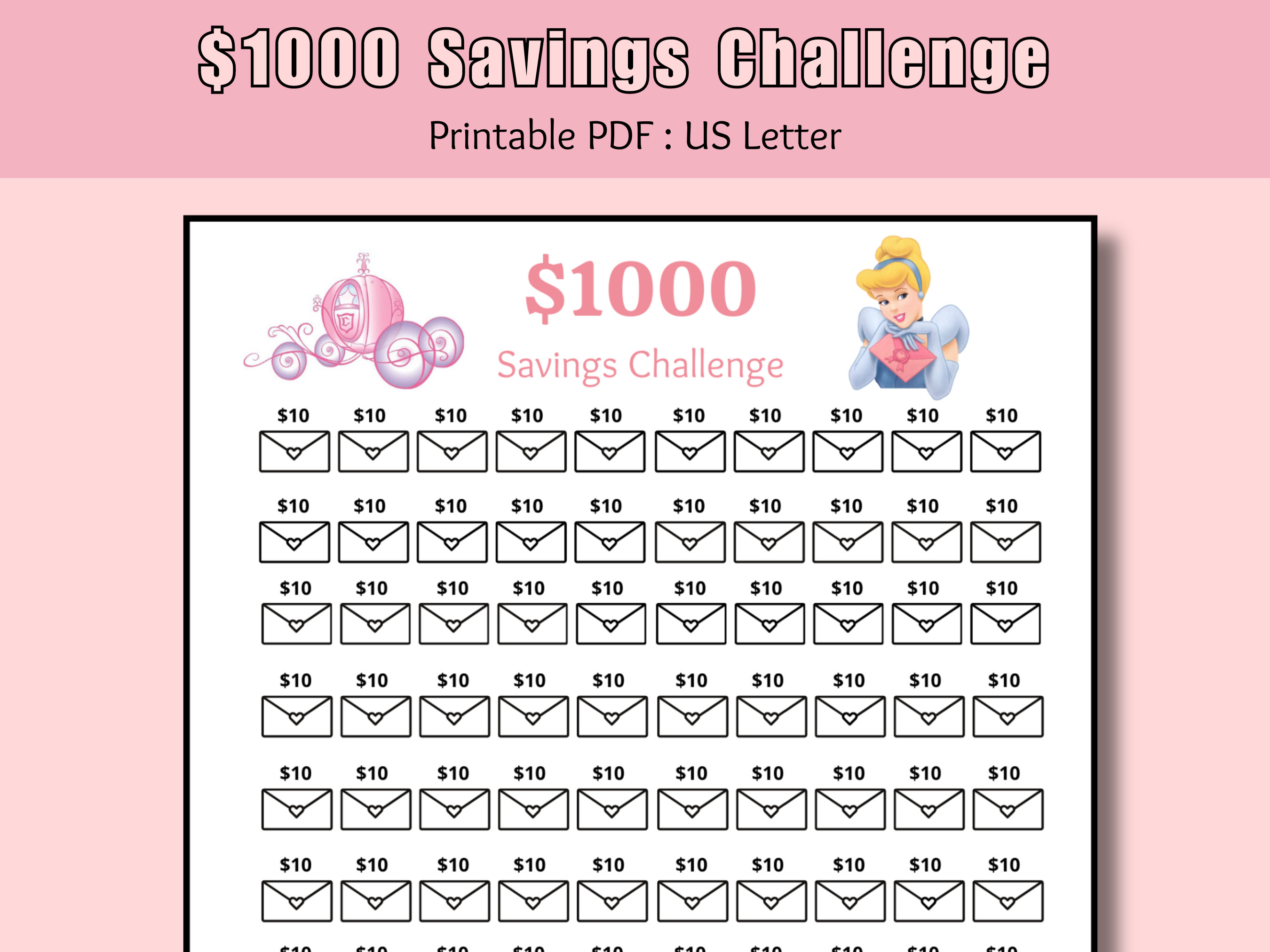 即購入OK☆ボックス付き☆100days savings challenge