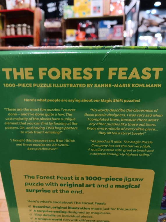 The Forest Feast 1000 Pc Puzzle – Chaos, Critters & Surprise