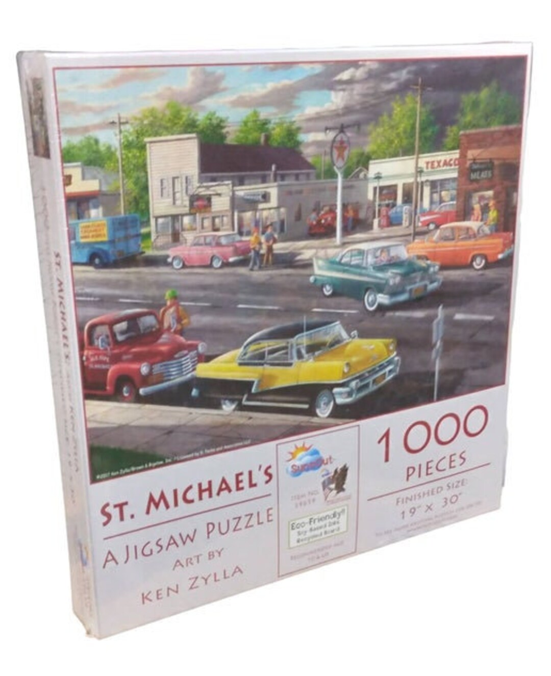 1000 Piece Jigsaw Puzzle St Micheal's old Time Cars new, Factory Sealed