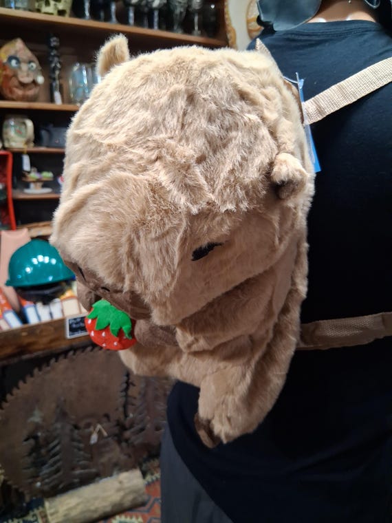 Capybara Plush Backpack with Adjustable Straps - image 2