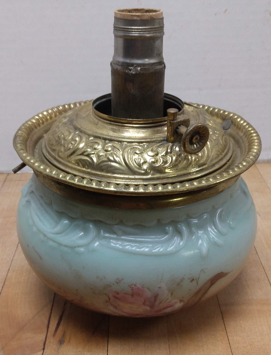 Vintage Electric Oil Lamp Light Fixture Pieces Etsy