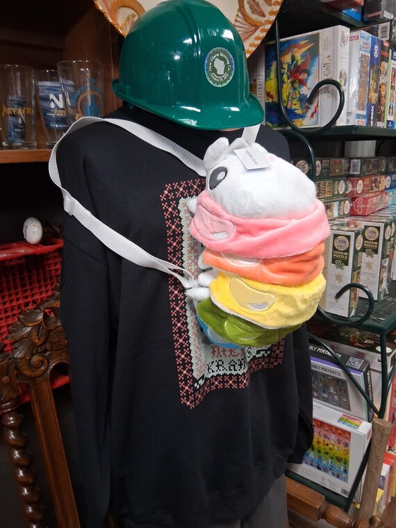 Roly Poly Rainbow Plush Backpack - image 2