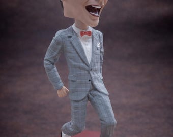 Pee Wee Herman Character Bobblehead Comedy Figure