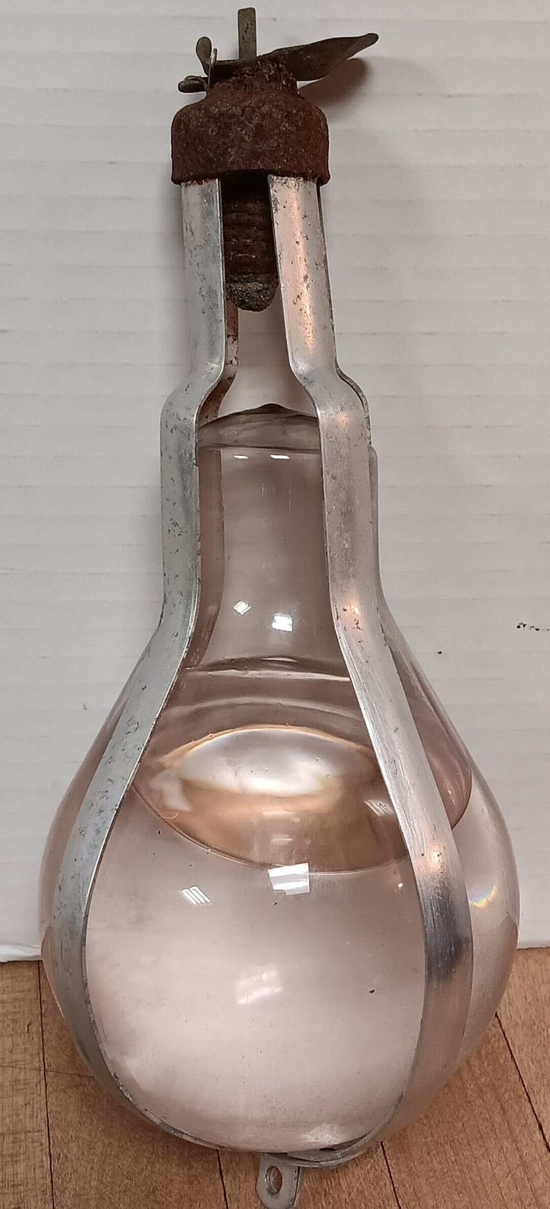 Vintage Red Comet Glass Bulb Ceiling Fire Extinguisher 002 Etsy