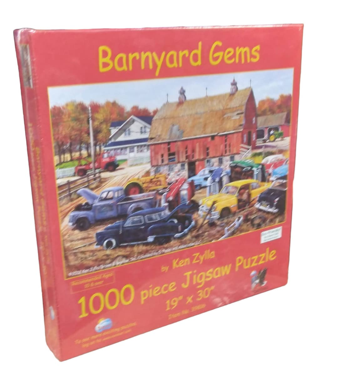 Barnyard Gems 1000 Piece Jigsaw Puzzle – Farm Scene Puzzle By SunsOut, Made In USA