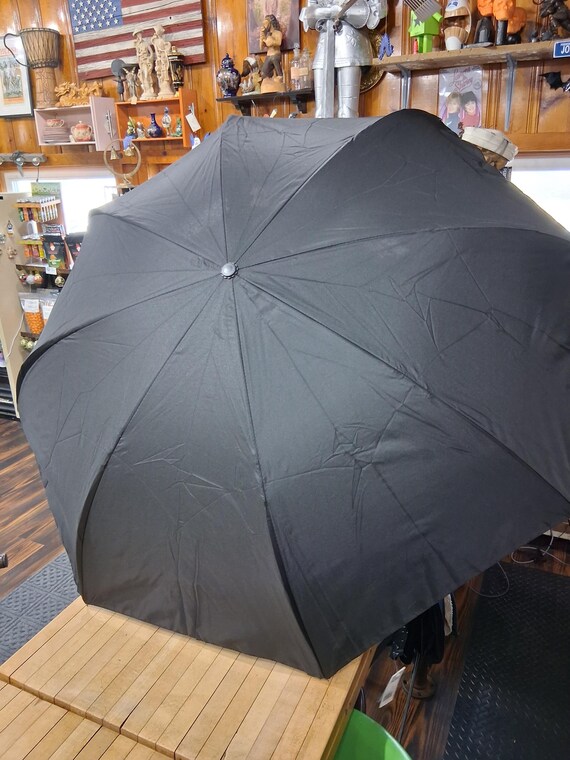 Black Constellation Print Double Layer Umbrella C… - image 11