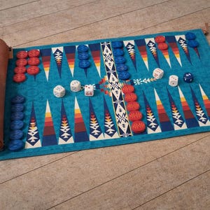 Pendleton Travel-Ready Roll-Up Backgammon Game