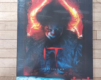 IT Chapter Two Horror Movie Puzzle Pennywise 500pc Creepy Clown Jigsaw