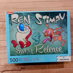 Ren & Stimpy Puzzle 500 Pc – New 14x19 Sweet Release Nickelodeon