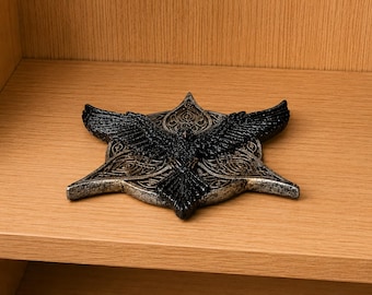 Raven Celtic Knot Incense Burner