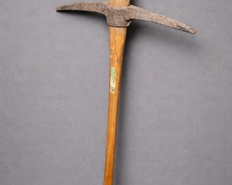 Pickaxe Wood Handle 36 Inch Steel Head 20 Inch Vintage
