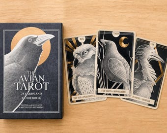 The Avian Tarot Deck & Guidebook – 78 Bird-Inspired Cards