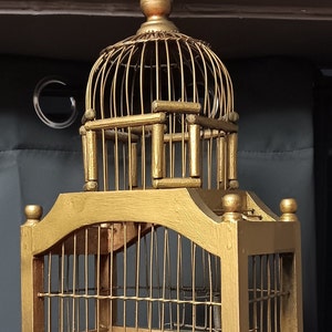 Hendryx Metal Birdcage, Vintage Bird Cage, Wire Decorative Cage Collectible  Bird Cage 