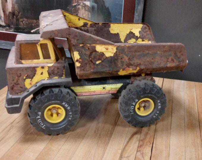 Vintage Metal Tonka Dump Truck Etsy