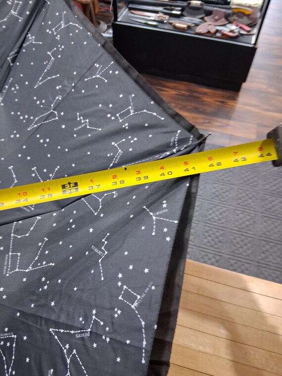 Black Constellation Print Double Layer Umbrella C… - image 6