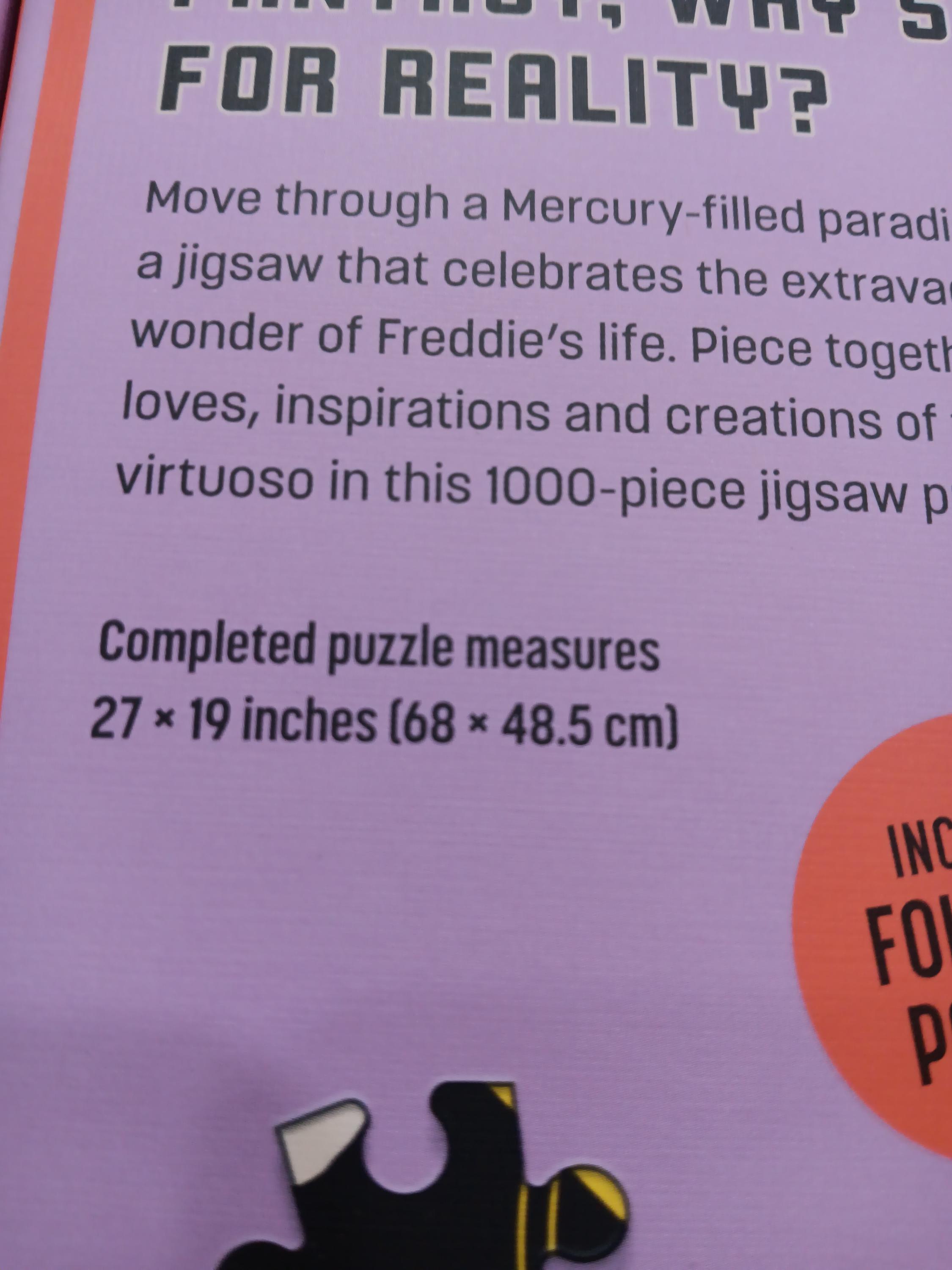 The World of Freddie Mercury 1000 Piece Jigsaw Puzzle - Etsy