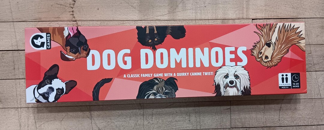 Dog Dominoes Game – Family Fun With a Quirky Canine Twist New - Etsy
