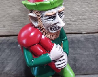 Bad Elf Ornament with Grin and Tiny Hostage