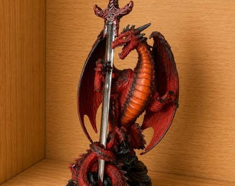 Widow Blade Dragon Letter Opener Figurine